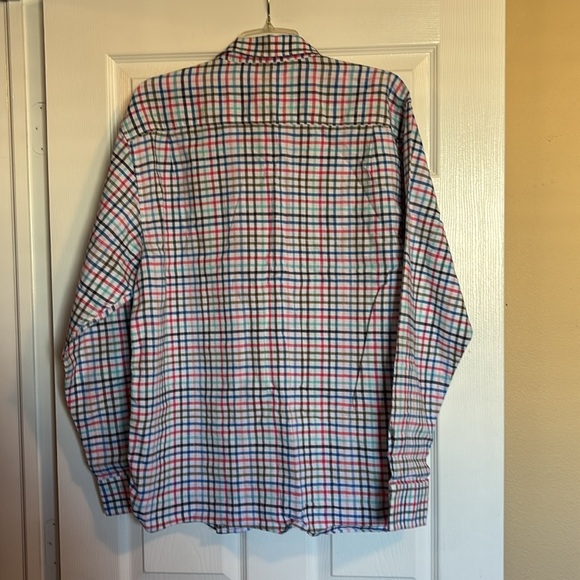 Tommy Bahama men’s white linen blend long sleeve button down shirt size large - Picture 6 of 9